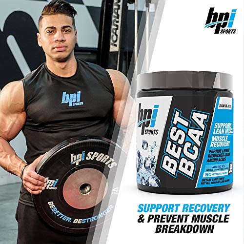 BPI Sports Best BCAA - The Building Blocks of Protein and Muscle - Post-Workout Recovery - Weight Loss Support - Arctic Ice, 30 Servings, 300 g