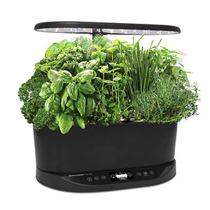 AeroGarden Bounty Basic - Indoor Garden with LED Grow Light, Black