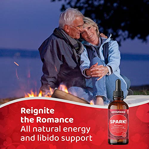 Spark! Maca Root & Horny Goat Weed for Women - Ashwagandha Liquid with Horny Goat Weed, Maca Powder, Red Ginseng & Fenugreek Energy Booster - Ashwagandha Drops Immune Booster & Vitality Extracts 2oz