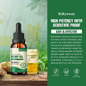 (3 Pack）Organic Hemp Oil for Pain Relief and Inflammation - High Potency Hemp Oil Extract Anxiety and Stress Relief Sleep Calm Extra Sthength CDB CBS Tincture Drops Cbdfx Cbdmd Oil Zero CBD Oil