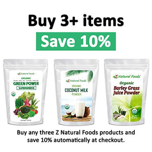 Organic Delicious Greens Superfood Powder - Barley Grass, Wheatgrass, Spirulina, Spinach, Broccoli, Coconut Milk, Ginger, Alfalfa Leaf, Beet Root, Tomato, Dulce Moringa - Raw Vegan Gluten Free - 1lb