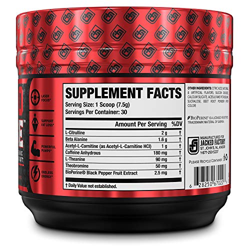 NITROSURGE Shred Pre Workout Supplement - Energy Booster, Instant Strength Gains, Sharp Focus, Powerful Pumps - Nitric Oxide Booster & PreWorkout Powder - 30Sv, Fruit Punch