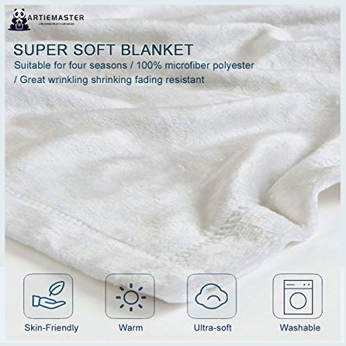 ARTIEMASTER Dark Wild Forest Mushrooms Customized Blanket Soft and Lightweight Flannel Throw Suitable for Use in Bed, Living Room and Travel 120"x90" for Family