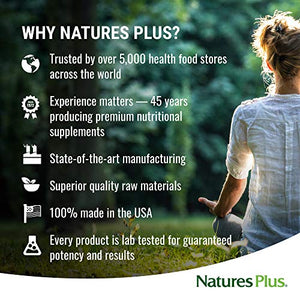 NaturesPlus GI Natural Total Digestive Wellness - 90 Vegetarian Tablets, Bilayer - Natural Gut Health Supplement - Probiotics, Prebiotics, Enzymes - Gluten-Free - 30 Servings