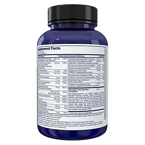 Focus Factor Nutrition for The Brain, Improved Memory & Concentration Supplement, Original, 60 Count, Pack of 2