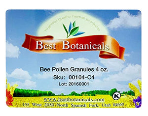 Best Botanicals Bee Pollen Granules 4 oz.