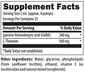Designs for Health Liposomal NeuroCalm - Liquid GABA + L Theanine to Support Calm + Healthy Stress Response (25 Servings / 1.7oz)