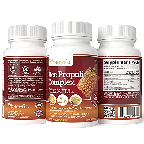 Super Bee Propolis Complex High Concentrate Propolis (200 Capsules)