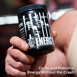 Animal Energy - Powerful 2 Stage Energy Delivery System - 300mg Caffeine per Capsule - Quick and Sustained Energy - Mood and Mental Focus Support - 60 Capsules, Black & White (3287)