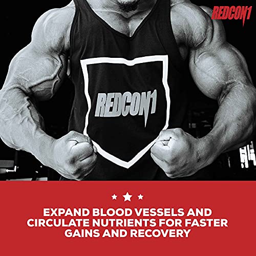 Redcon1 Big Noise Pump Formula (30 Servings) - Non-Stim, Increased Energy and Focus, Vasodilator, Intense Pumps (Watermelon)