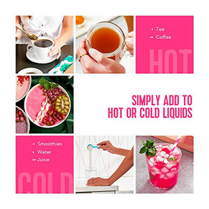 Vital Proteins Beauty Collagen Peptides Powder Supplement for Women, 120mg of Hyaluronic Acid, 15g of Collagen Per Serving, Enhances Skin Elasticity and Hydration, Tropical Hibiscus, 9.6oz Canister
