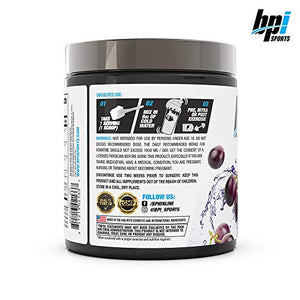 BPI Sports Best BCAA - The Building Blocks of Protein and Muscle - Post-Workout Recovery - Supports Metabolism - Omega 6 - Grape, 30 Servings, 300 g