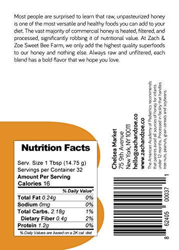 Wildflower Bee Pollen by Zach & Zoe Sweet Bee Honey Farm – (1) 8 Ounce Jar – Pure Farm Raised Superfood, Packed with Powerful Anti-oxidants, Amino Acids, Enzymes, and Vitamins!