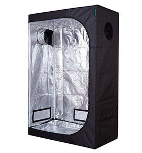 TopoGrow 4'x2' Grow Tent Complete Kit 600W Led Grow Light , Indoor 48"X24"X72" Growing Tent, 6" Ventilation Kit with Hydroponics Accessories for Plants Growing System Grow Setup Kit Tent Kit
