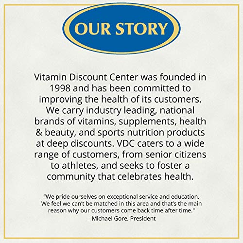 Vitamin Discount Center Quercetin 500 Plus, with Vitamin C, Bromelain and Turmeric, 100 Tablets