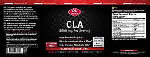 Olympian Labs Cla-conjugated Linoleic Acid, 3000 mg, 210 sotfgels (70 Servings)
