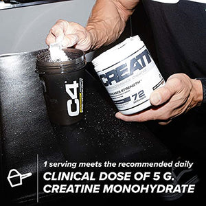 Cellucor Pre Workout & Creatine Bundle, C4 Original Pre Workout Powder, Fruit Punch, 30 Servings + Cor Performance Creatine Powder, 72 Servings