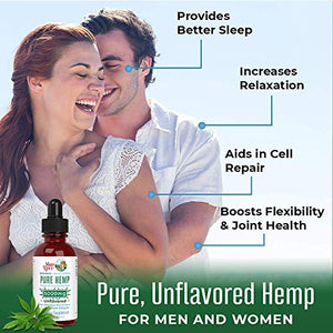 Pure Hemp Oil Extract (2 Pack) 5000mg by MaryRuth's | for Ingestible & Topical Use | Non-GMO | Unflavored | 1oz