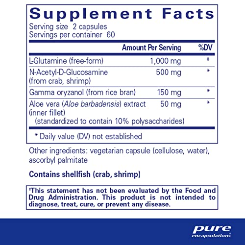 Pure Encapsulations - G.I. Integrity - Enhanced Support for Gastrointestinal Integrity and Function - 120 Capsules