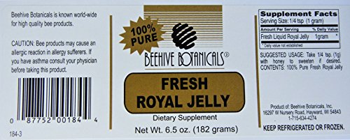 Beehive Botanicals Fresh Royal Jelly-6.5 Oz.