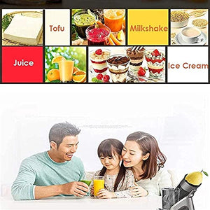 WXLBHD Slow Juicer, Slow Masticating Juicer Machine 81/45mm Double Inlet Chute for Vegetable Fruit, 150W Cold Press Juicer Extractor with Quiet Motor and Reverse Function