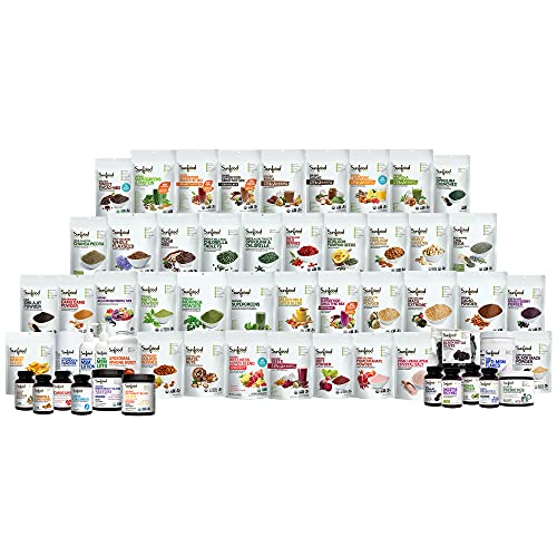 Sunfood Superfoods Golden Milk Super Blend - All Natural, Organic Ingredients | Ultra-Clean (No Chemicals, Artificial Flavor, Additives or Fillers) | Non-GMO, Gluten-Free, Vegan, Kosher | 6 oz Bag