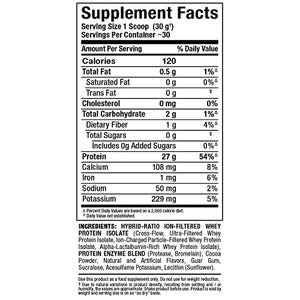 ALLMAX Nutrition - ISOFLEX Whey Protein Powder, Whey Protein Isolate, 27g Protein, Chocolate, 2 Pound