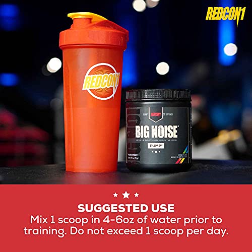 Redcon1 Big Noise Pump Formula (30 Servings) - Non-Stim, Increased Energy and Focus, Vasodilator, Intense Pumps (Tiger Blood)