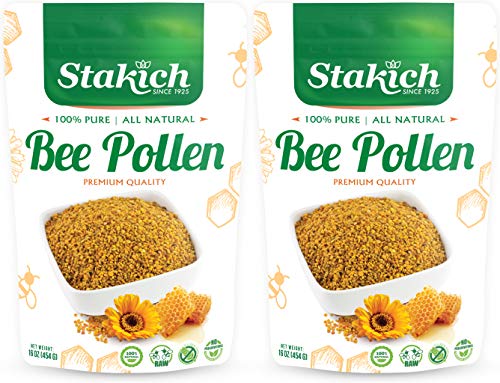 Stakich Bee Pollen (1 Pound (Pack of 2))