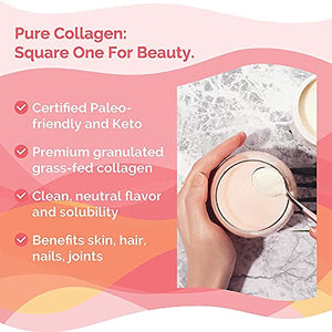 Zint Collagen Peptides Powder (16 Ounce): Anti Aging Hydrolyzed Collagen Protein Powder Beauty Supplement - Skin, Hair, Nails