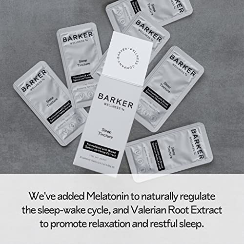 Barker Wellness Sleep Snap Packet｜Relieve Anxiety and Pain, Natural Relaxation, Wellness for Full Body & Mind｜All-Natural Vegan Cruelty-Free (Single 1mL Packet)