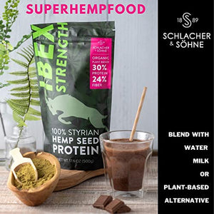 Schlacher & Söhne Organic Styrian Pumpkin & Hemp Seed Protein Powder 100% Pure, Plant Protein, Non GMO, Gluten Free, Vegan, No Additives, Made in Austria