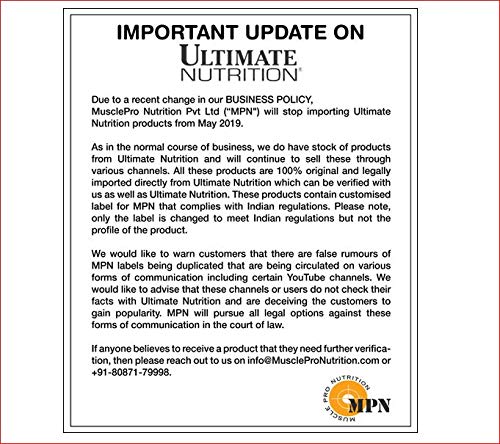 Ultimate Nutrition Prostar Whey Protein Powder of Isolate Concentrate Peptides Blend – Low Carb and Sodium, Keto Friendly, 25 Grams of Protein and 6 Grams of BCAAs - 80 Servings, Banana, 5 Pounds