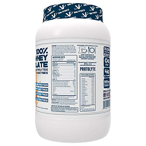 VMI Sports | ProtoLyte Whey Isolate Protein Powder | Low Calorie Whey Protein Powder for Weight Loss | Protein Powder for Muscle Gain | Digestive Enzymes (Chocolate Peanut Butter, 1.6 Pounds)