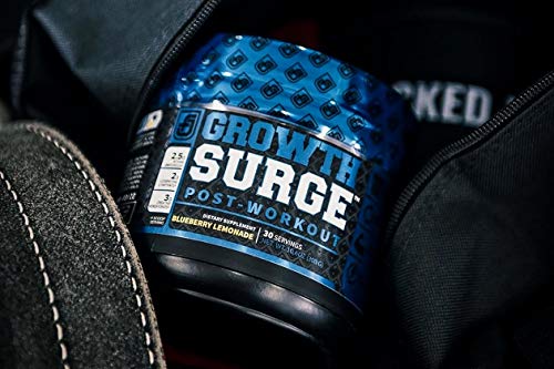 Growth Surge Post Workout Muscle Builder with Creatine, Betaine, L-Carnitine L-Tartrate - Daily Muscle Building & Recovery Supplement - 30 Servings, Blueberry Lemonade Flavor