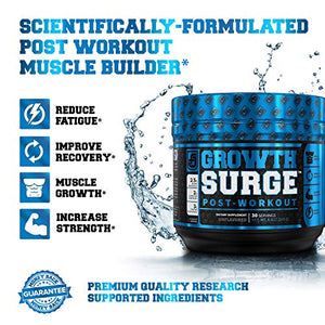 Growth Surge Creatine Post Workout - Muscle Builder with Creatine Monohydrate, Betaine, L-Carnitine L-Tartrate - Muscle Building & Recovery Supplement - 30 Serv, Unflavored
