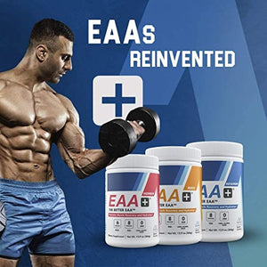 Modern's EAA+ | Essential Amino Acid Powder Mango | Post Workout Muscle Recovery & Hydration Drink | 8g EAAs, 6g BCAAs, Sugar Free, for Men & Women | 30 Servings