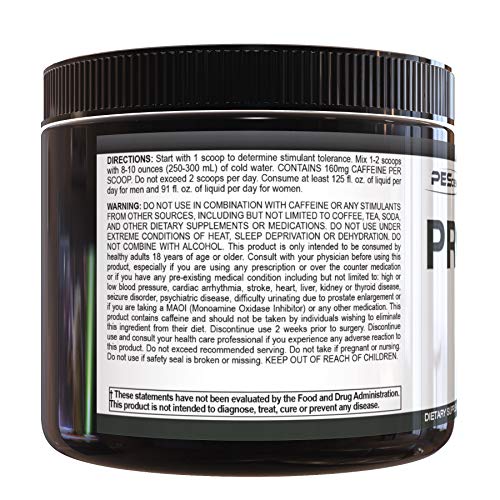 PEScience Prolific Pre Workout, Cotton Candy, 40 Scoop, Energy Supplement with Nitric Oxide