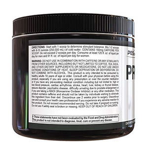 PEScience Prolific Pre Workout Powder, Mango Splash, 40 Scoops, Energy Supplement with Nitric Oxide