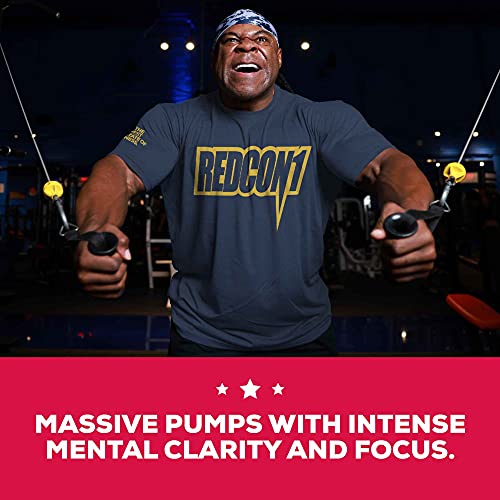 Redcon1 Big Noise Pump Formula (30 Servings) - Non-Stim, Increased Energy and Focus, Vasodilator, Intense Pumps (Strawberry Kiwi)