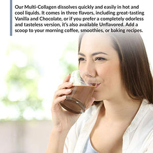 BioTrust Ageless Multi Collagen Protein a 5-in-1 Collagen Powder, 5 Collagen Types, Hydrolyzed Collagen Peptides, Grass-Fed Beef, Sustainable Fish, Chicken and Eggshell Membrane (Chocolate)