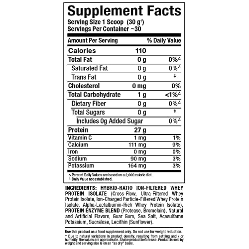 ALLMAX Nutrition - ISOFLEX Whey Protein Powder, Whey Protein Isolate, 27g Protein, Caramel Macchiato, 2 Pound