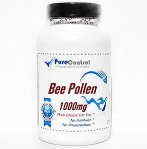 Bee Pollen 1000mg // 200 Capsules // Pure // by PureControl Supplements