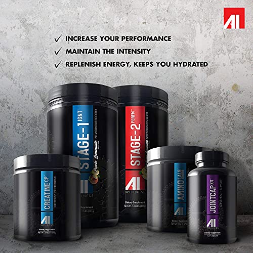 AI Wellness Creatine CP, CreaPure Creatine, Creatine Supplement Powder, Pre-Workout Creatine, Pre-Workout Energy Booster, Creatine Monohydrate, Stamina Builder, Gain Muscle and Intensify Your Workout