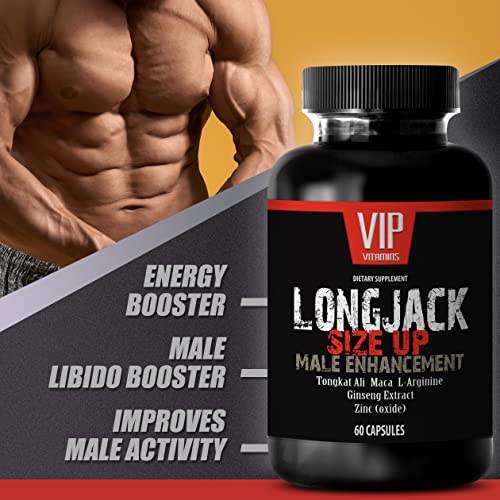 Vitamins for Energy for Men - LONGJACK Size UP, Energy Booster Pills - longjack Horny Goat Weed, 3B (180 Capsules)