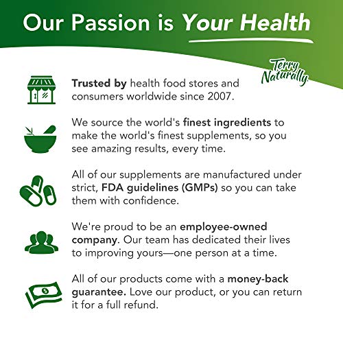 Terry Naturally Adaptra - 60 Capsules - Ashwagandha & Rhodiola Supplement - 60 Servings