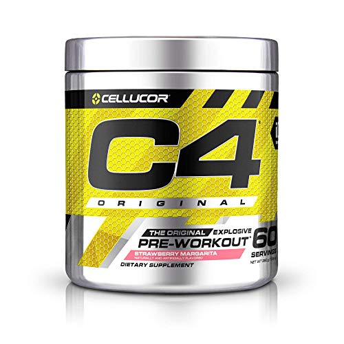 C4 Original Pre Workout Powder Strawberry Margarita | Vitamin C for Immune Support | Sugar Free Preworkout Energy for Men & Women | 150mg Caffeine + Beta Alanine + Creatine | 60 Servings