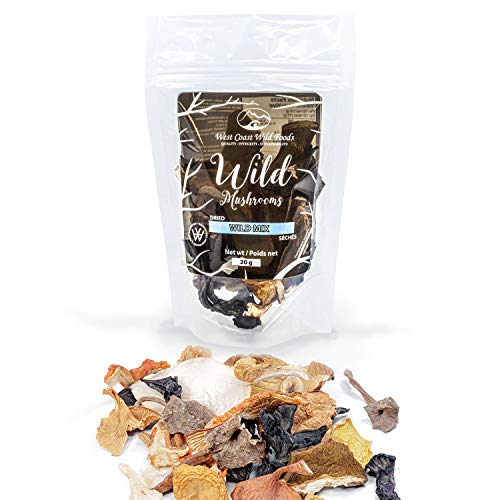 West Coast Wild Foods | Dried Wild Mushrooms (Mix, 0.70oz - 20g)