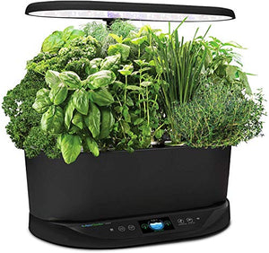 AeroGarden Bounty - Indoor Garden with LED Grow Light, WiFi and Alexa Compatible, Black