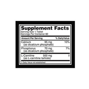 Optimum Nutrition L-Carnitine 500mg Tablets, 60 Count